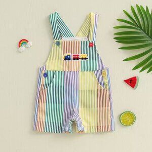 Train Overalls Train Jumpsuit Train Birthday Train Bodysuit Train Clothes